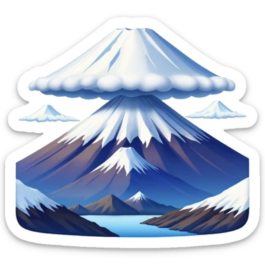 Mount Fuji sticker