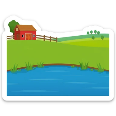 Farm y lakes sticker