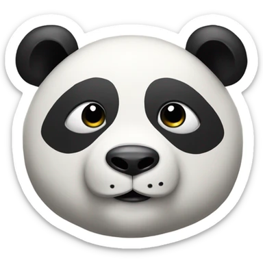 Panda don’t see don’t hear don’t speak sticker