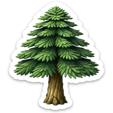 Patagonian araucaria tree sticker