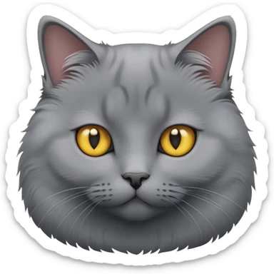 chartreux cat sticker