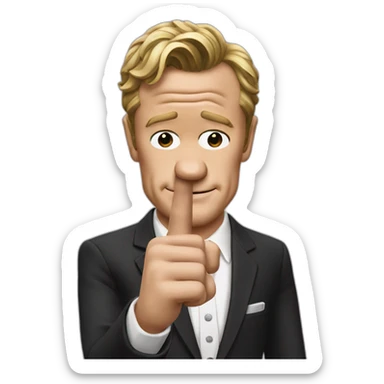 barney stinson finger sticker