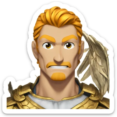 Escanor tatuaje  sticker