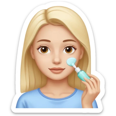 skincare routine sticker