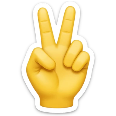 The standard yellow pointing up finger emoji but make the index finger bent  like it's curling sticker