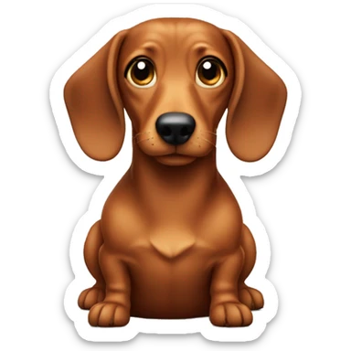 Wiener dog  sticker