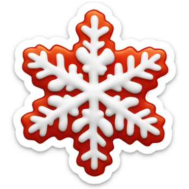 Strawberry Snowflake Crisp sticker