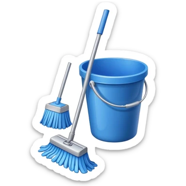 Hoover mop and bucket sticker