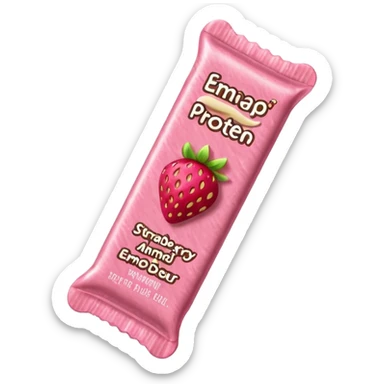 supergut strawberry almond protein bar sticker