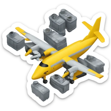 hydraulic system for aircraft sticker