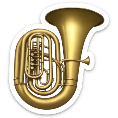 Tuba de hombro sticker