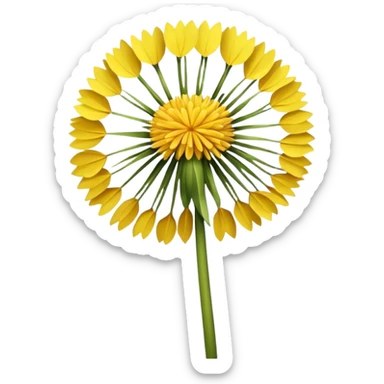 Dandelion flower emoji for bio sticker