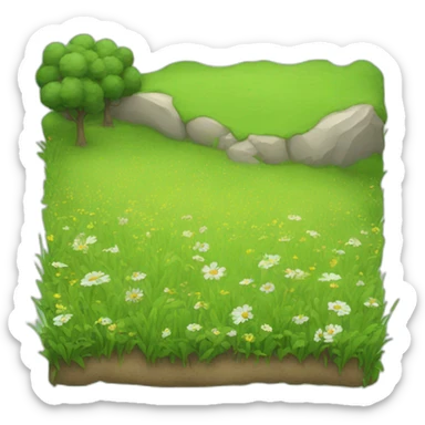 Meadow sticker