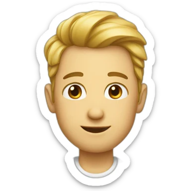 petit doigt levé sticker