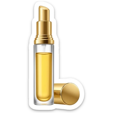 Chic lip oil tube sticker
