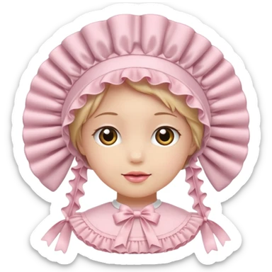 light pink. bonnet sticker