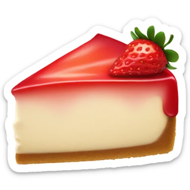 strawberry cheesecake sticker
