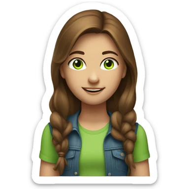 hoy girl named anna sticker