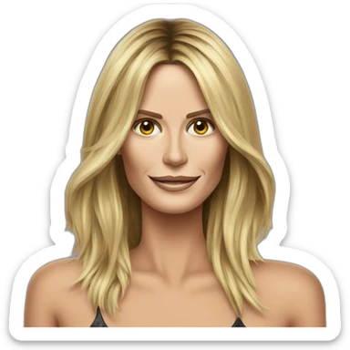 Heidi klum sticker