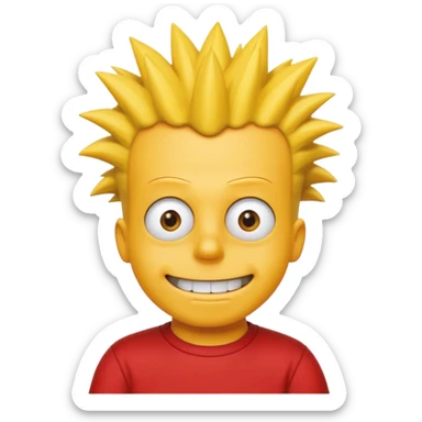 the simpsons, Different every character, only one at a time. sticker