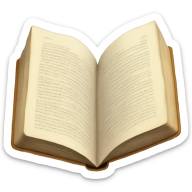 open book sticker