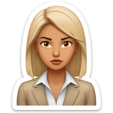 A fearless, confident, and independent woman with a tough attitude. She stays loyal, handles business, and isn’t afraid to stand her ground. She might have a street-smart mentality and a bold, no-nonsense personality. sticker