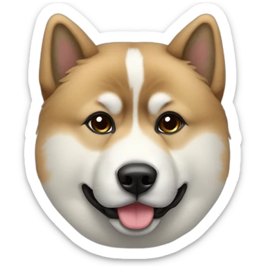 Japanese akita sticker