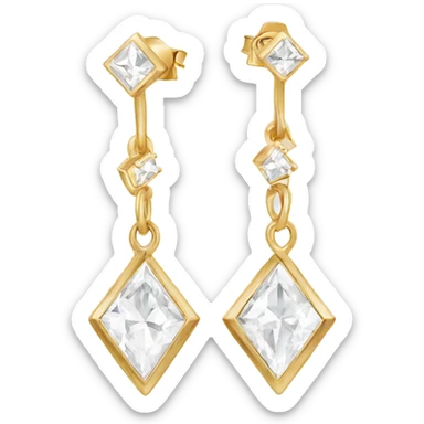 Earrings DIAMOND sticker