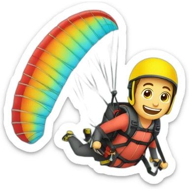 Parapente sticker