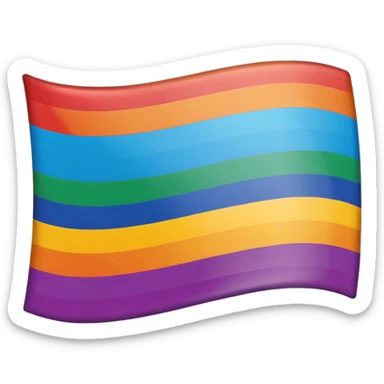 lesbian flag sticker