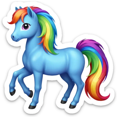 streamer pony sticker