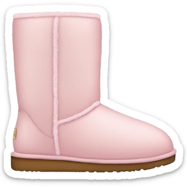 light pink uggs sticker