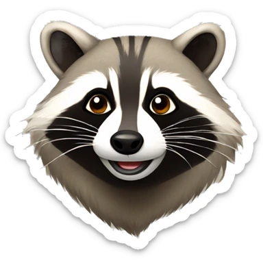 raccoon sticker