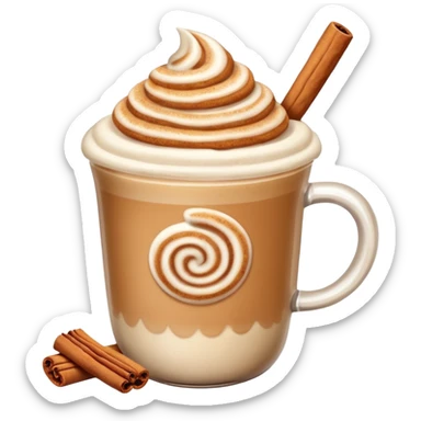 churro latte sticker