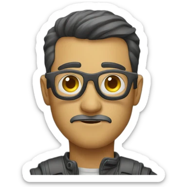 Photographer Squinting the eye sticker