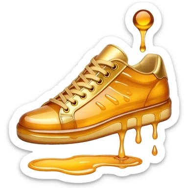 Sneakers made of honey  sticker