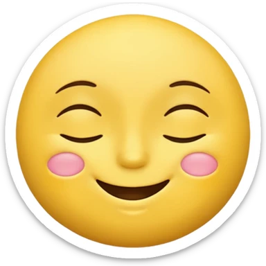 a dreaming emoji sticker