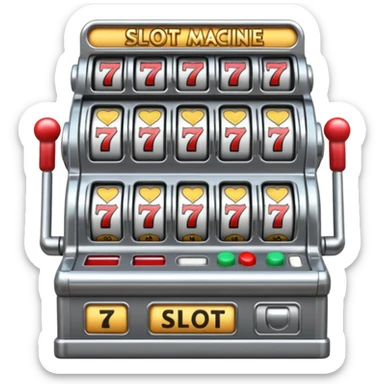 slot machine sticker