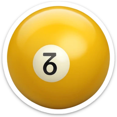 7 numbered billiard ball  sticker