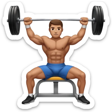 bench press down sticker