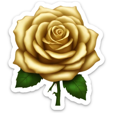 A golden rose from the house of tyrell sticker