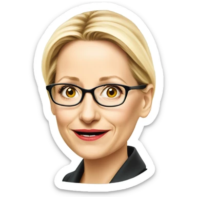 Alice Weidel is a German politician sticker