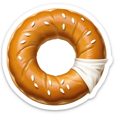 Dans eden güneş gözlüğü takan simit sticker