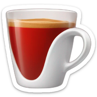 nescafé red mug sticker