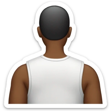 Big back person sticker