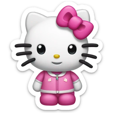 hello kitty  sticker