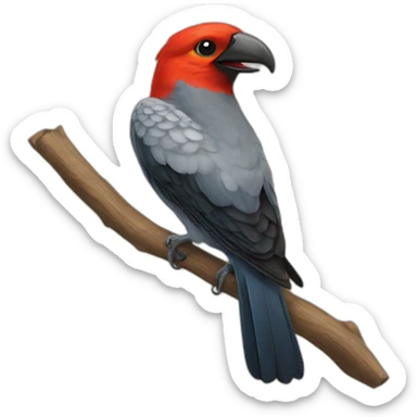 Cuervo pájaro  sticker