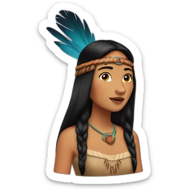 Pocahontas sticker