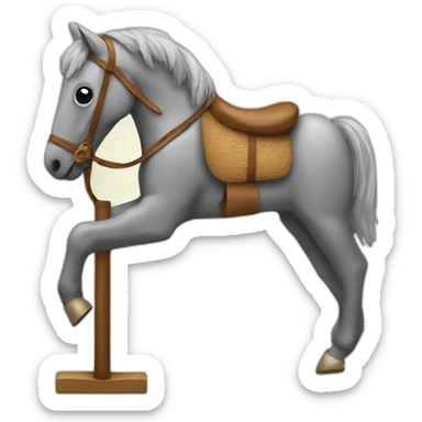 Hobby horse sticker