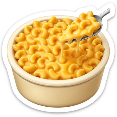 Macaroni and cheese sticker